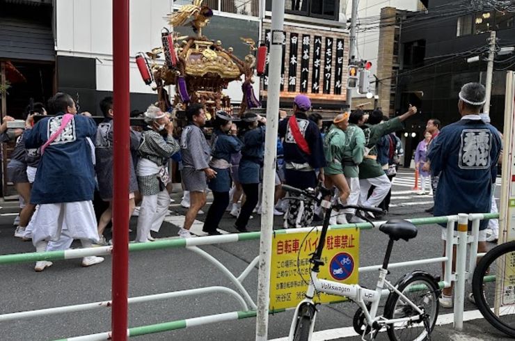 恵比寿のお祭り