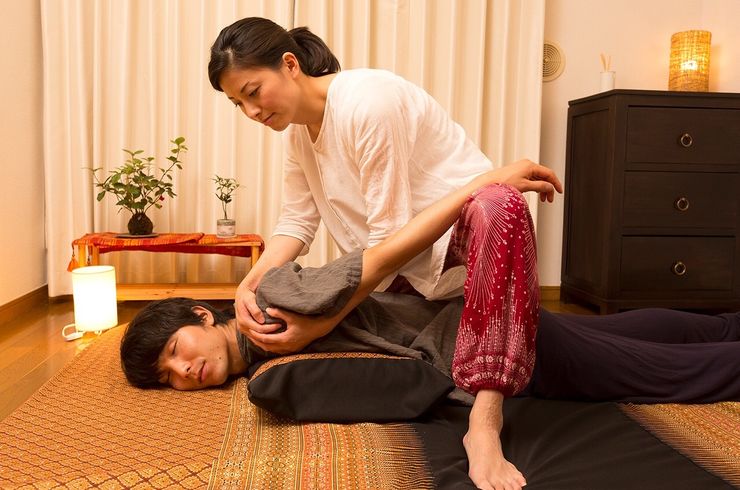 肩周りの施術